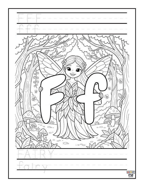 custom_ABC_coloring_Book_fullsized_fantasy_letter_f