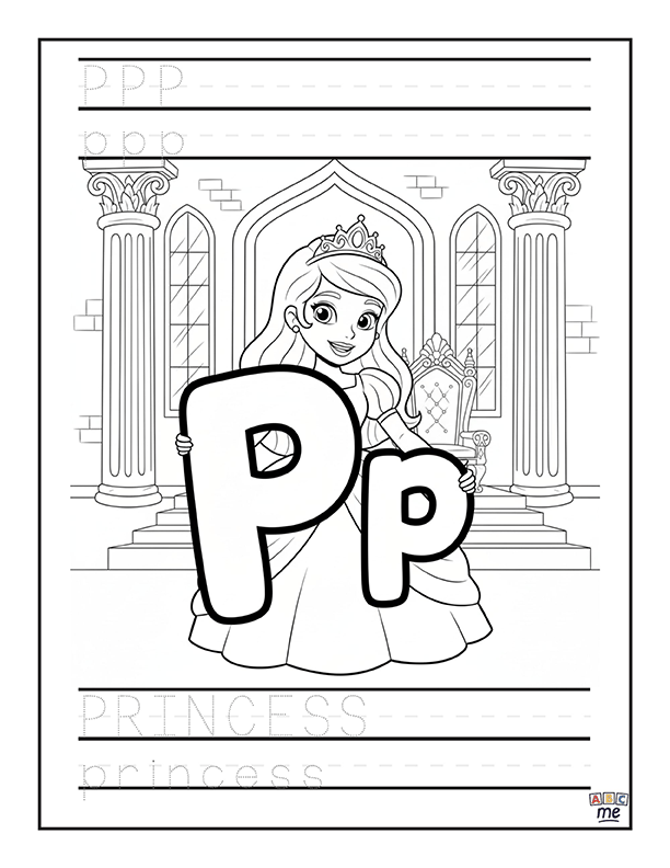 custom_ABC_coloring_Book_fullsized_fantasy_letter_p