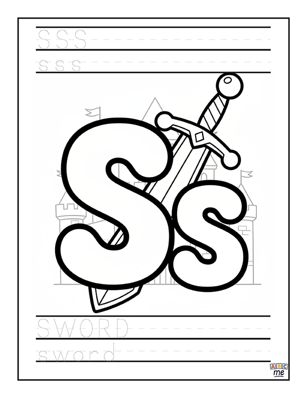 custom_ABC_coloring_Book_fullsized_fantasy_letter_s