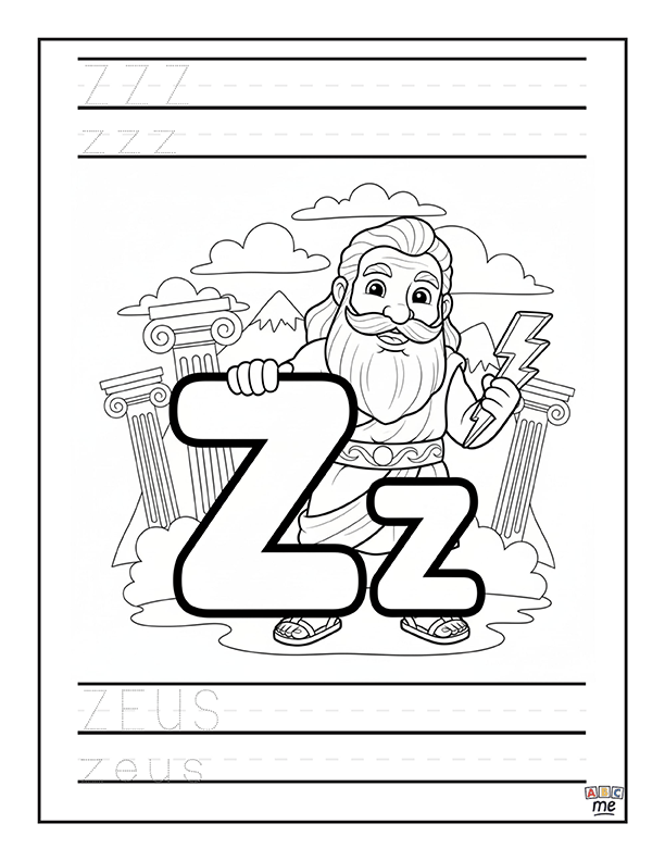 custom_ABC_coloring_Book_fullsized_fantasy_letter_z