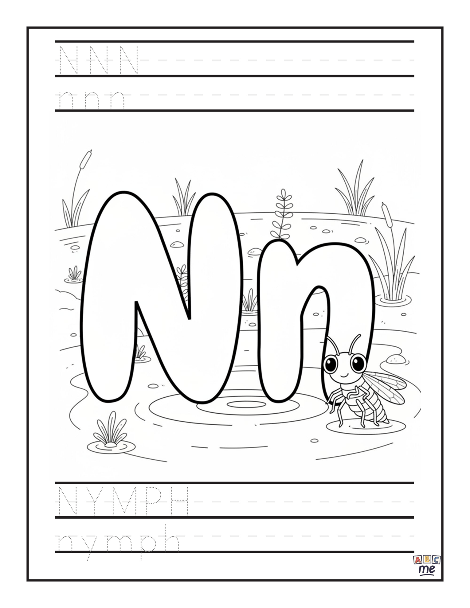 custom_ABC_coloring_Book_insects_letters_only_14