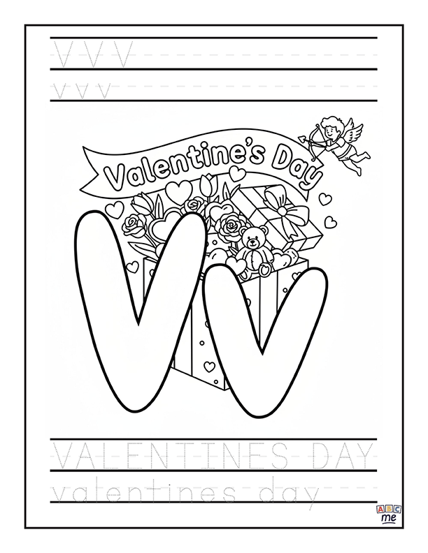 custom_ABC_coloring_Book_fullsized_valentines_letter_v