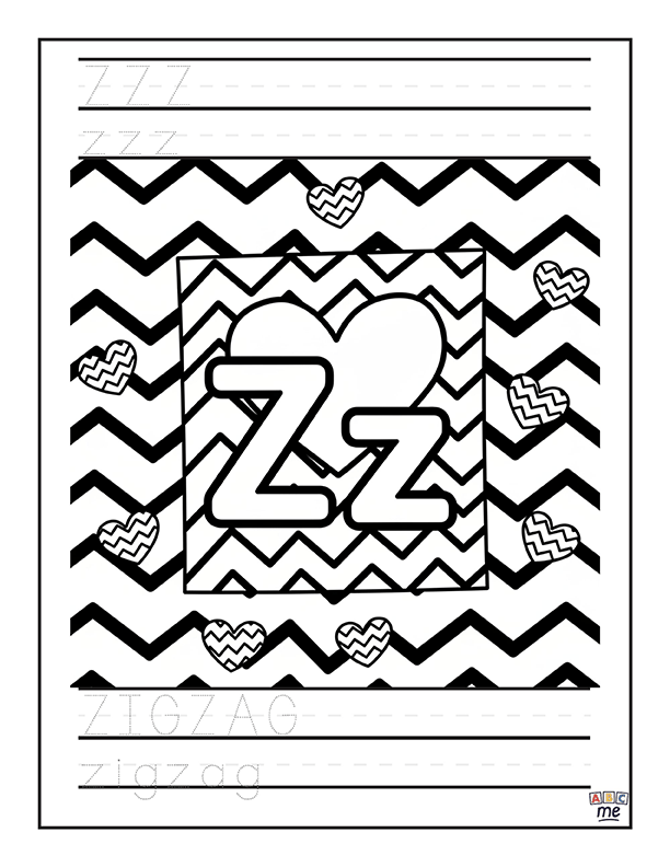 custom_ABC_coloring_Book_fullsized_valentines_letter_z